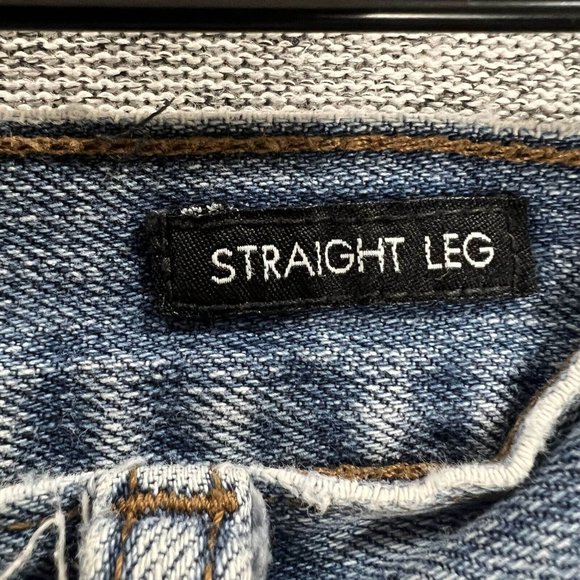 Calvin Klein Jeans Men's 34 Blue Straight Leg Medium Wash High Rise Denim - Picture 7 of 16